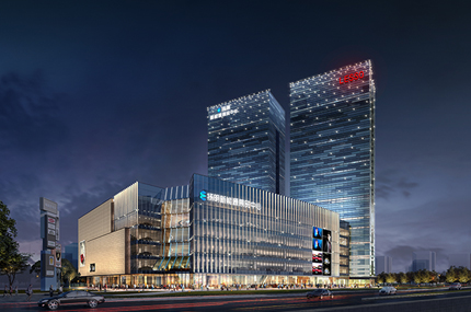 佛山聯塑總部大樓外觀發(fā)光字工程—蓄力精心打造